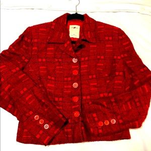 Vertigo Paris Jacket | Vertigo Jacket Made in France | Color: Red | Size: Small